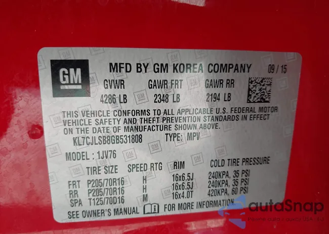 KL7CJLSB8GB531808: 44550861