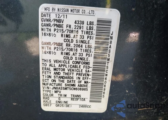 JN8AS5MT5CW606965: 44550891