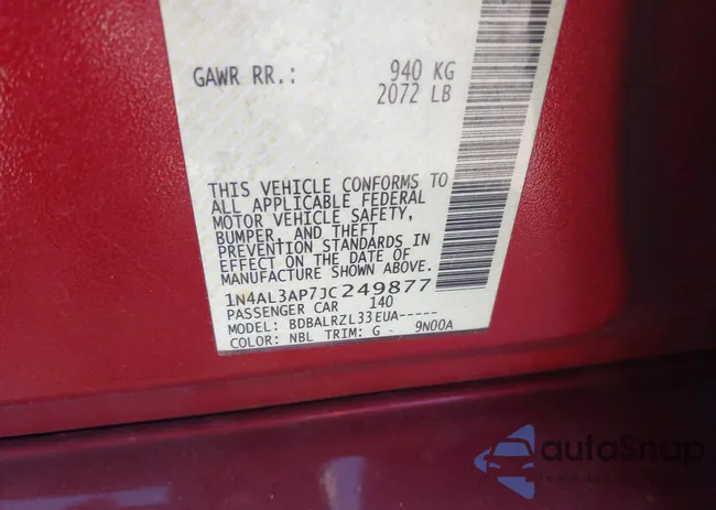 1N4AL3AP7JC249877: 44550905