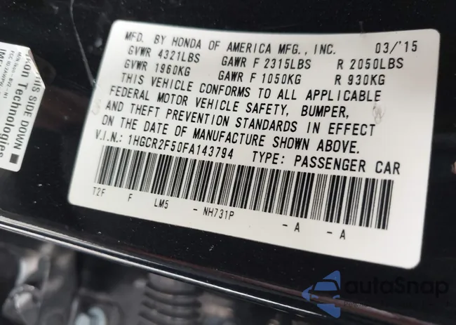 1HGCR2F50FA143794: 44550932