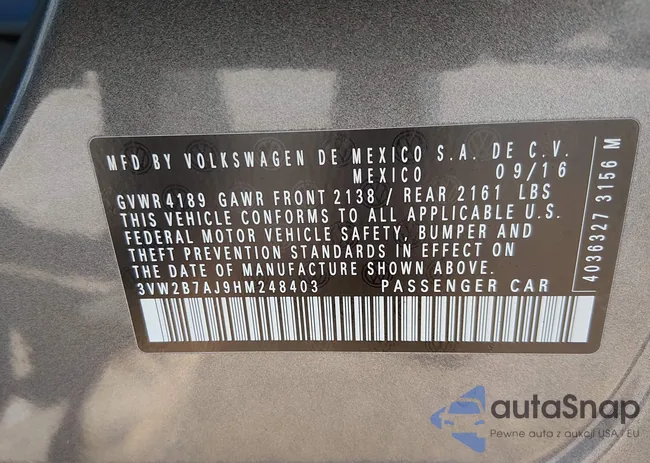 3VW2B7AJ9HM248403: 44551010