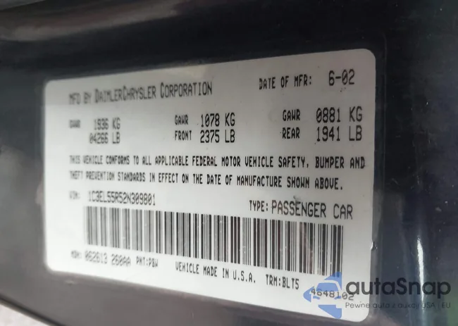 1C3EL55R52N309801: 44550243