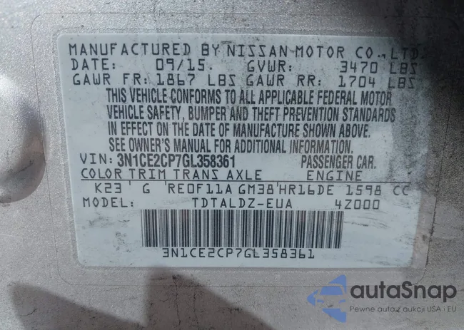 3N1CE2CP7GL358361: 44550413