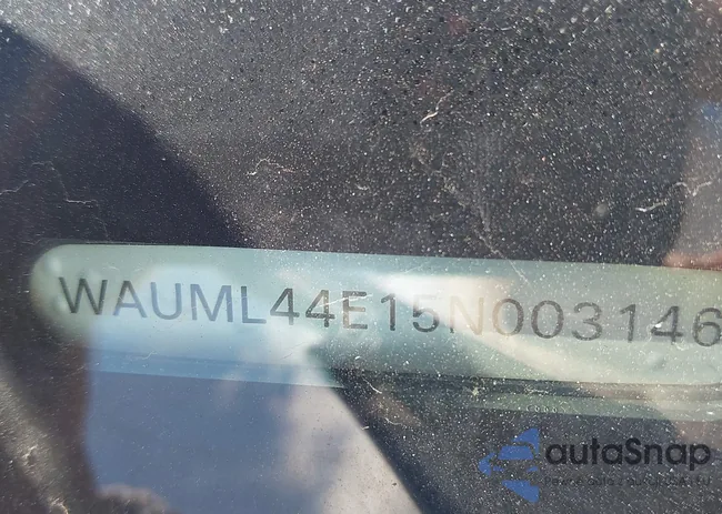 WAUML44E15N003146: 44551794