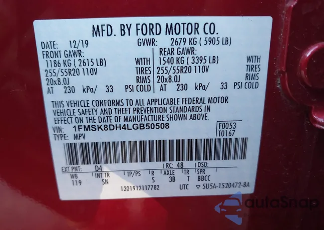 1FMSK8DH4LGB50508: 44551294