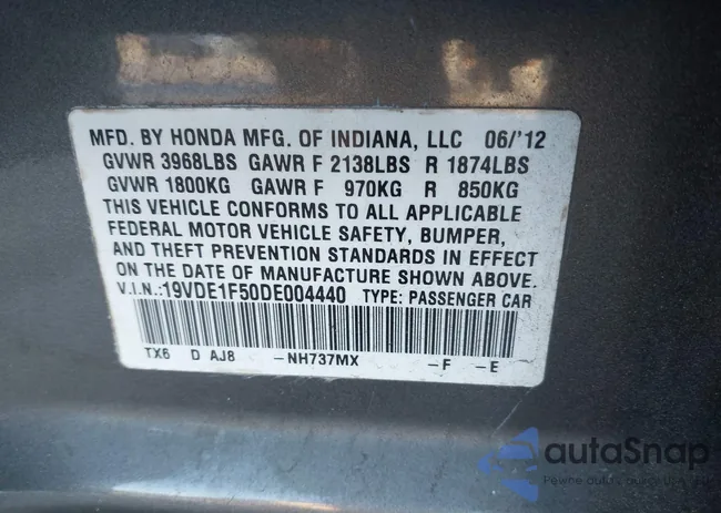 19VDE1F50DE004440: 44551488