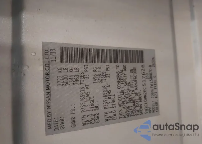 5N1CL0MM2EC517626: 44552553