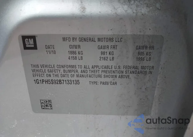 1G1PH5S92B7133135: 44552740