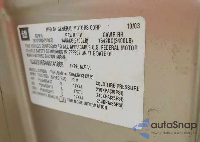 1GKES16S446141868: 44552902