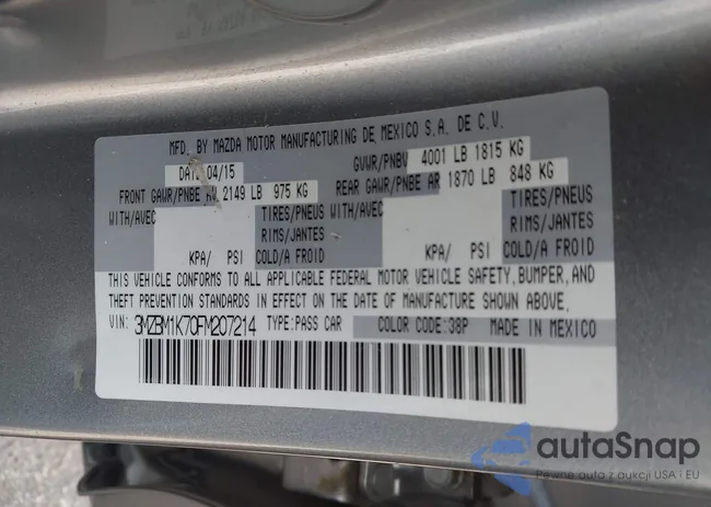 3MZBM1K70FM207214: 44552943