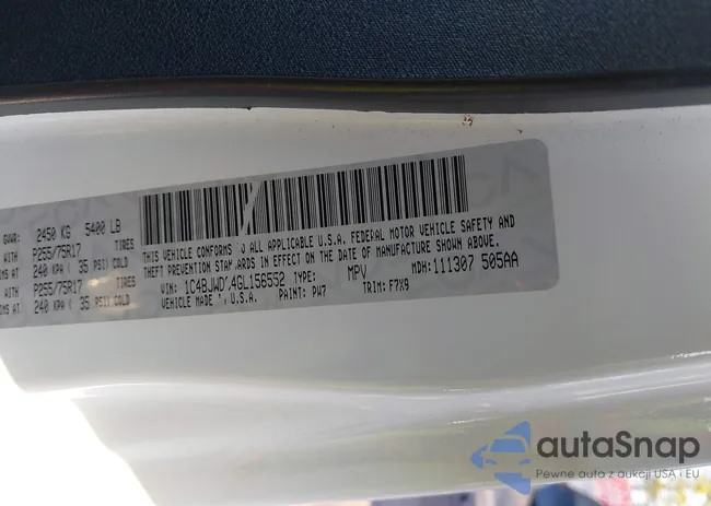 1C4BJWDG4GL156552: 44553121