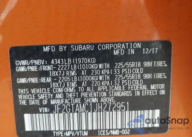 JF2GTAMC1JH272951: 44552148