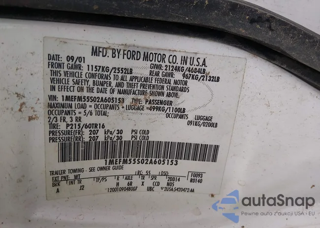 1MEFM55S02A605153: 44552256