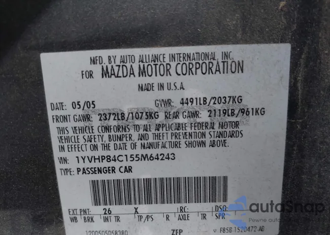 1YVHP84C155M64243: 44553730