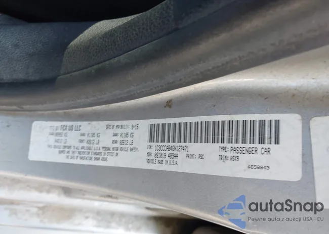 1C3CCCAB4GN127471: 44553787