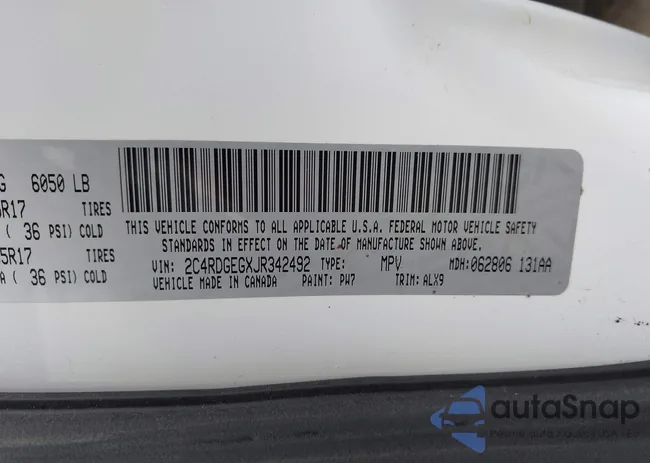 2C4RDGEGXJR342492: 44553941