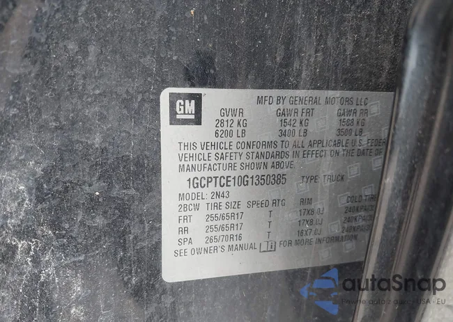 1GCPTCE10G1350385: 44554051