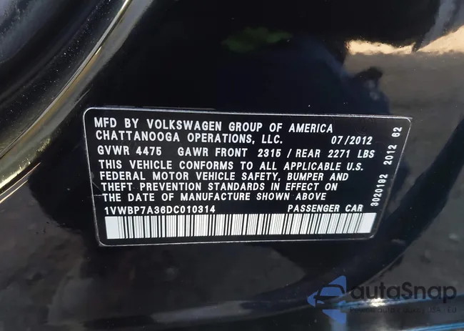 1VWBP7A36DC010314: 44554085