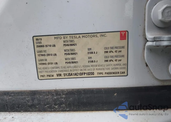 5YJSA1AC1DFP10200: 44553167