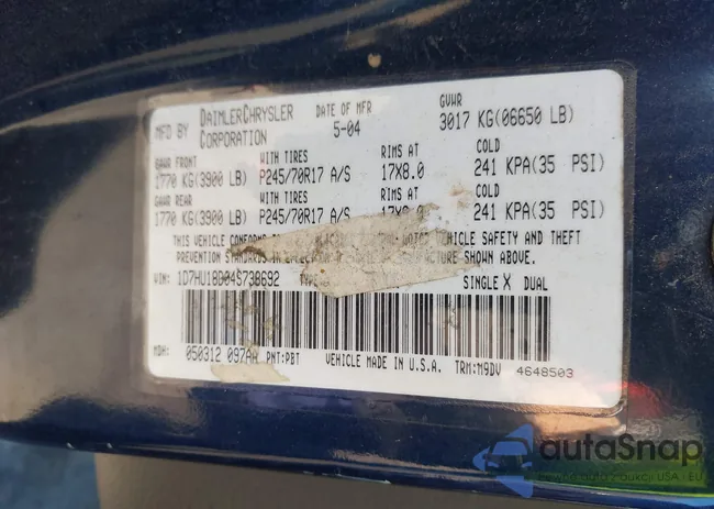 1D7HU18D04S738692: 44554836