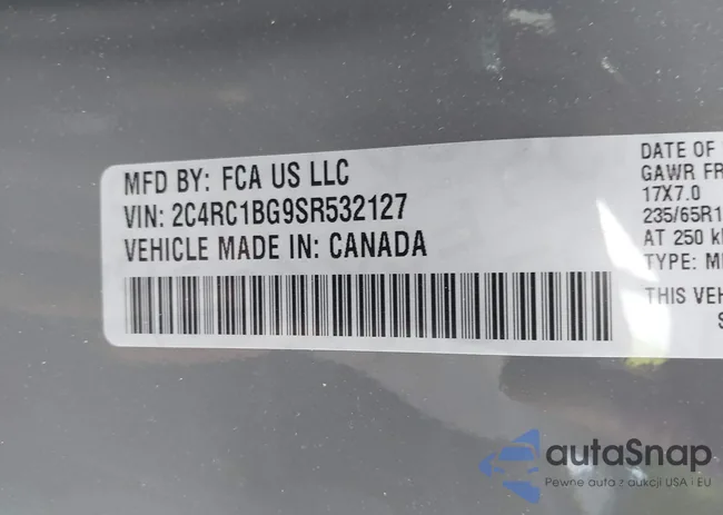 2C4RC1BG9SR532127: 44555131