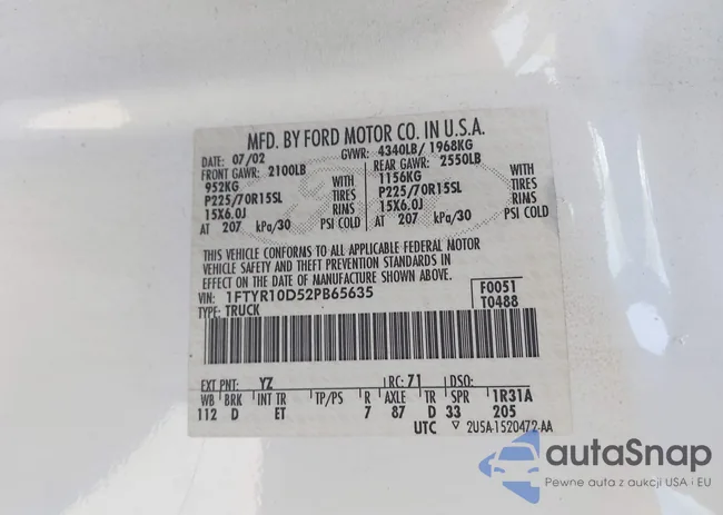 1FTYR10D52PB65635: 44555860