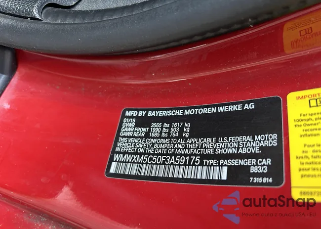 WMWXM5C50F3A59175: 44555866