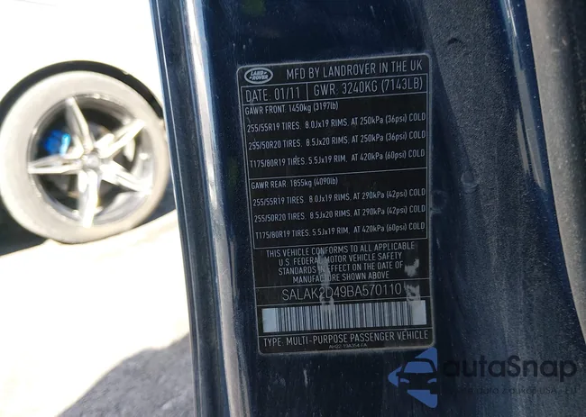 SALAK2D49BA570110: 44556007