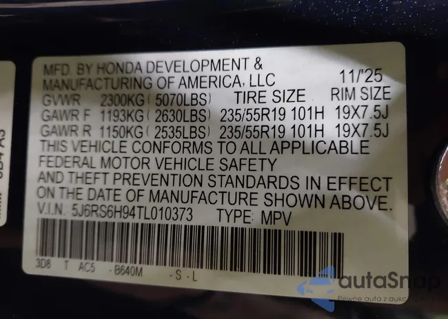 5J6RS6H94TL010373: 44555346