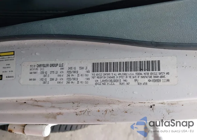 1J4HA5H10BL602015: 44555426