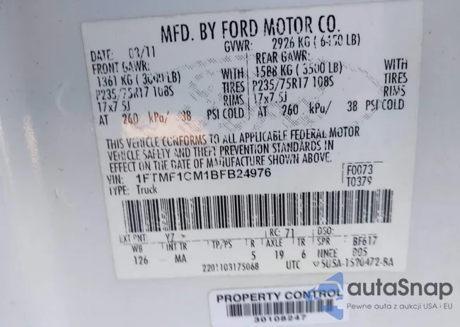 1FTMF1CM1BFB24976: 44556591