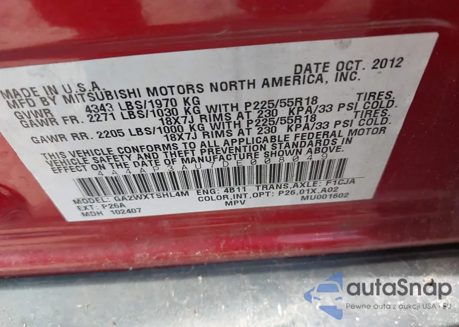 4A4AP3AU7DE008049: 44556853