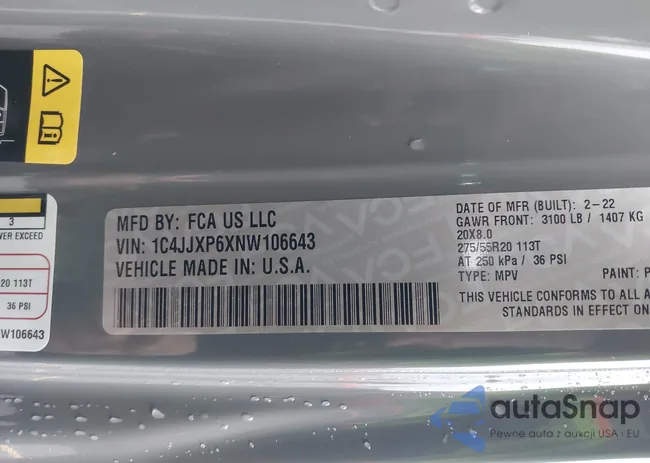 1C4JJXP6XNW106643: 44556873