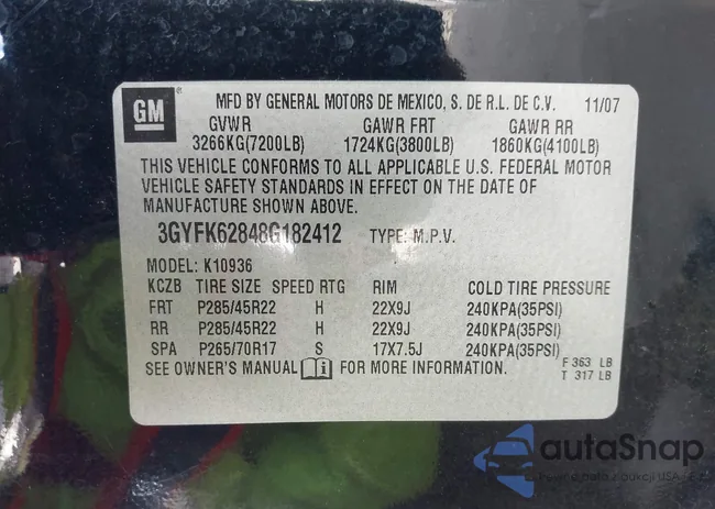 3GYFK62848G182412: 44556936