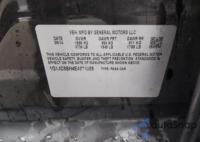 1G1JC5SH4E4223355: 44556170