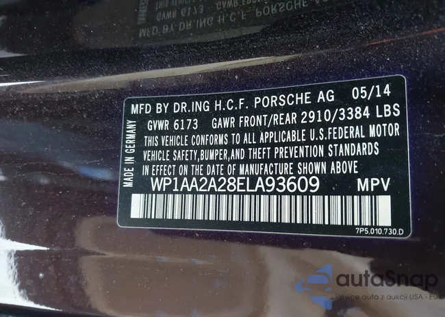 WP1AA2A28ELA93609: 44556406