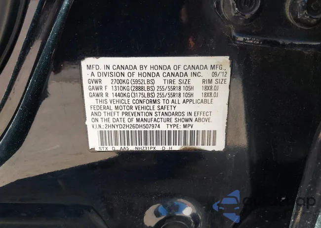 2HNYD2H26DH507974: 44557860