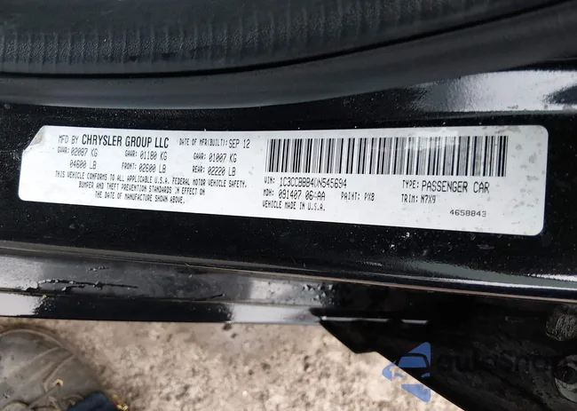 1C3CCBBB4DN545694: 44557269