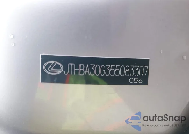 JTHBA30G355083307: 44557326