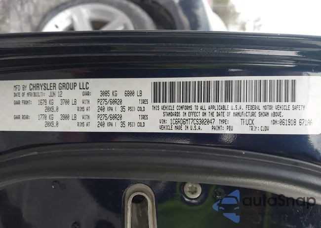 1C6RD6MT7CS302047: 44557444