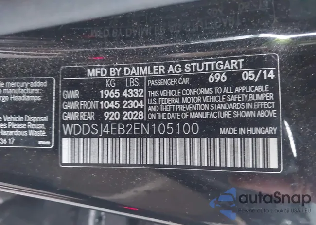 WDDSJ4EB2EN105100: 44558715