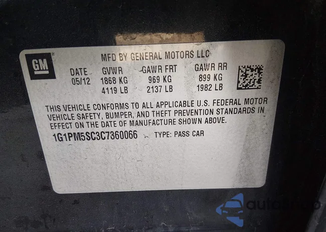 1G1PM5SC3C7360066: 44558940