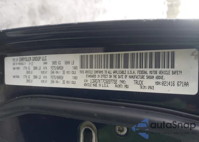 1C6RD7KT7CS227732: 44559072