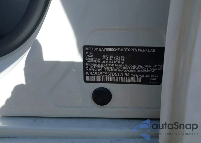 WBA5A5C56FD517664: 44558285