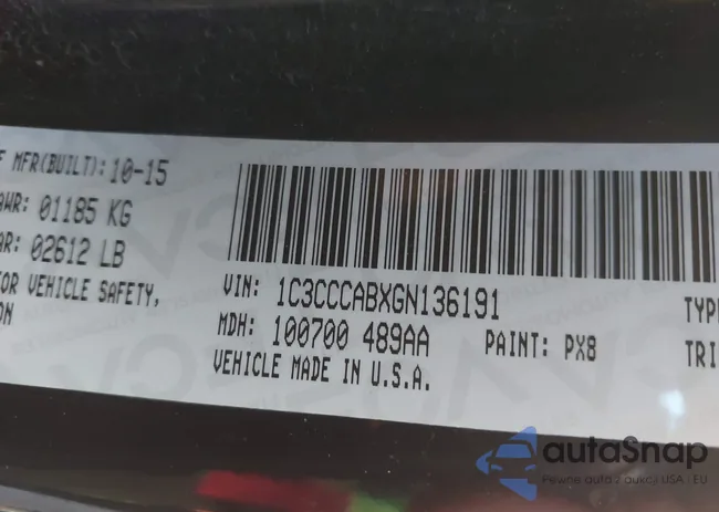 1C3CCCABXGN136191: 44559523