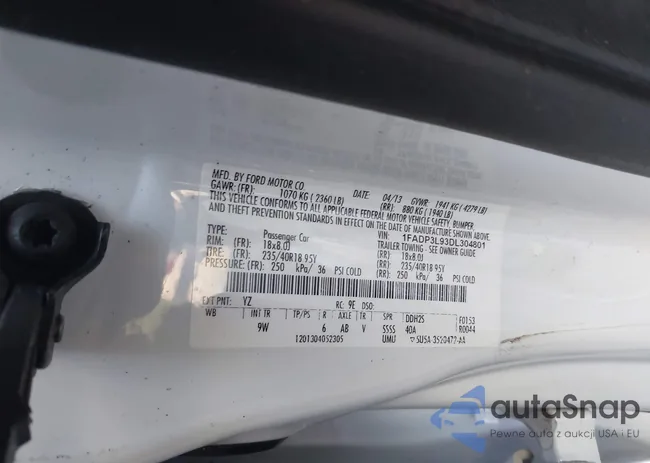 1FADP3L93DL304801: 44559529