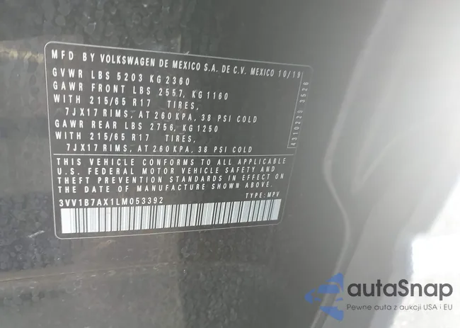 3VV1B7AX1LM053392: 44559720