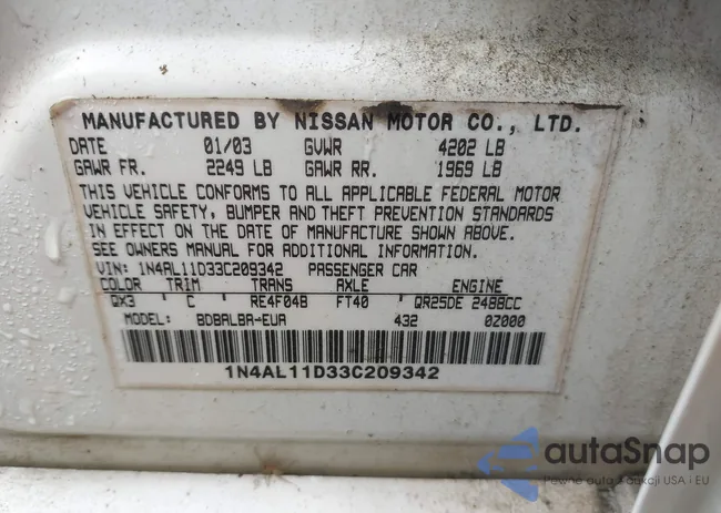 1N4AL11D33C209342: 44559826