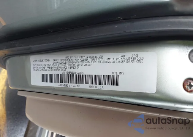 4S4BP85C994322594: 44559980