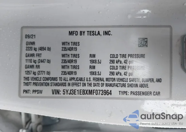 5YJ3E1EBXMF073964: 44559987